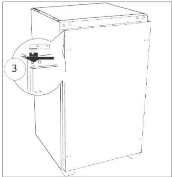 BLAUPUNKT 5CG22010 - Deuraanslag van de koelkastdeur wisselen - 3
