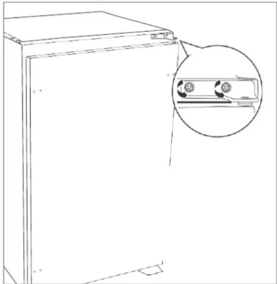 BLAUPUNKT 5CG22010 - Deuraanslag van de koelkastdeur wisselen - 1