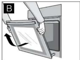 BLAUPUNKT 5CD33150 - Removing the appliance door - 3