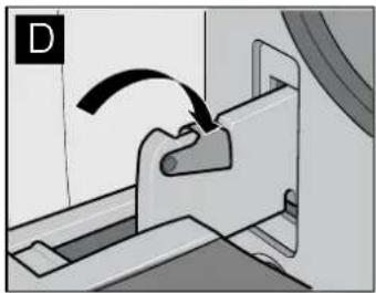 BLAUPUNKT 5CD33150 - Fitting the appliance door - 2