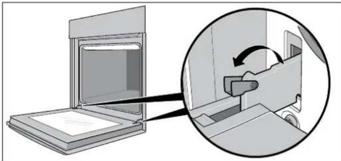 BLAUPUNKT 5CD33150 - Removing the appliance door - 1