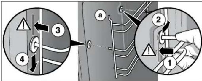 BLAUPUNKT 5CD33150 - Risque de brûlure du aux pièces chaudes de le compartment de cuisson! - 2