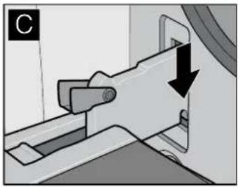 BLAUPUNKT 5CD33150 - Fitting the appliance door - 1
