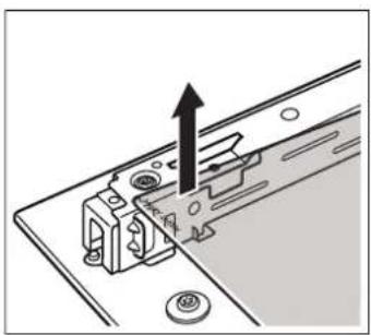 BLAUPUNKT 5CD33150 - Removing the intermediate panel - 1