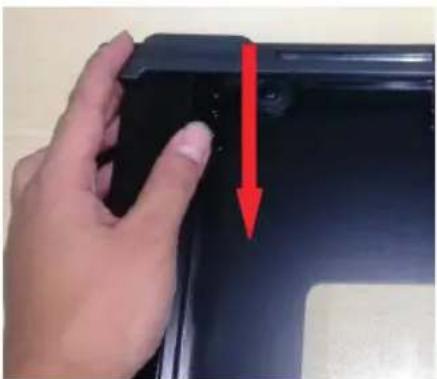 BLAUPUNKT 5BD36250 - Instructions d'installation de la bande de recouvrement de la porte et de l'ensemble du support rotatif - 23