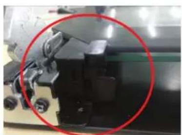 BLAUPUNKT 5BD36250 - Installation instruction of the door frame up cover and rotation bracket assembly - 10