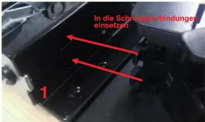BLAUPUNKT 5BD36250 - Austausch der Türabdeckleiste und Drehhalterungen - 21
