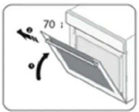 BLAUPUNKT 5BD36250 - Instructions d'installation de la bande de recouvrement de la porte et de l'ensemble du support rotatif - 7
