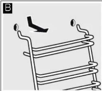 BLAUPUNKT 5BD34250 - Unhooking the rails - 2