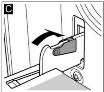BLAUPUNKT 5BD34250 - Attaching the door - 3