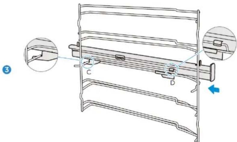 BLAUPUNKT 5B50P8590 - Fastening telescopic rails - 3