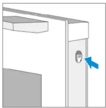 BLAUPUNKT 5B50P8590 - Retirez la porte de l'appareil comme décrit ci-dessus. - 1