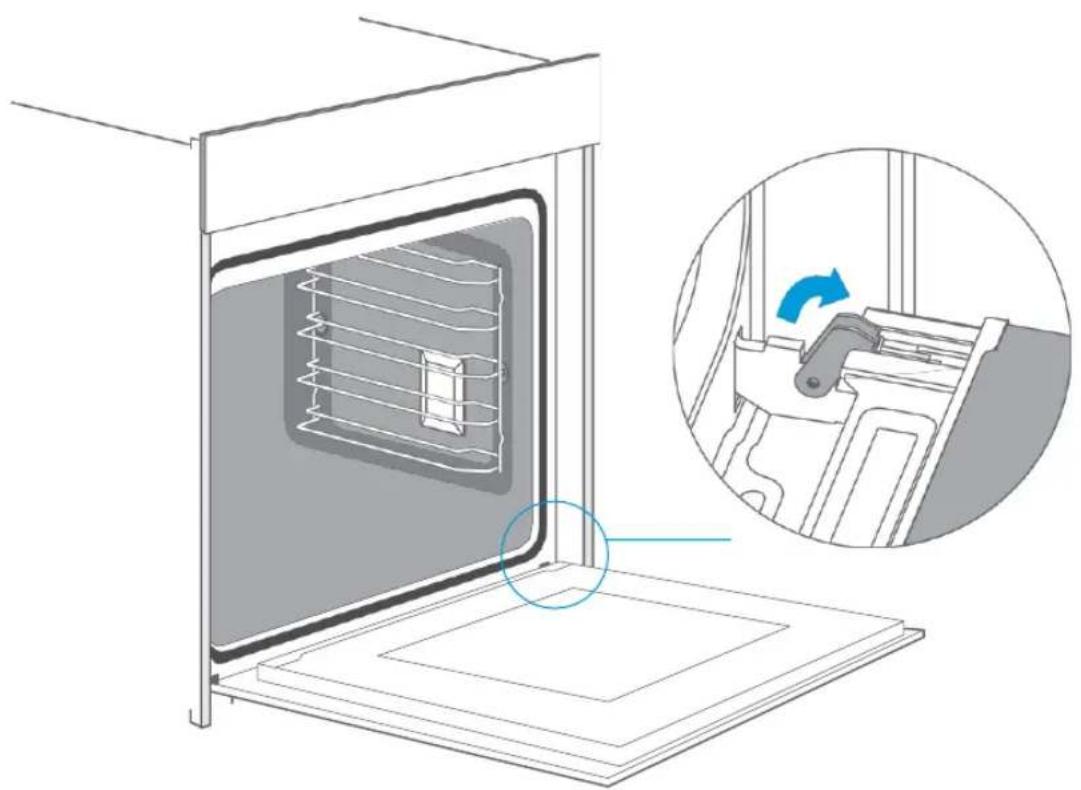BLAUPUNKT 5B50P8590 - Desmontaje de la puerta del aparato - 1
