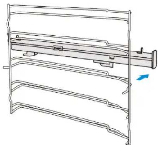 BLAUPUNKT 5B50P8590 - Removing the telescopic rails - 2