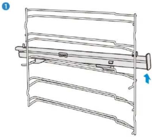 BLAUPUNKT 5B50P8590 - Rimozione delle guide telescopiche - 1
