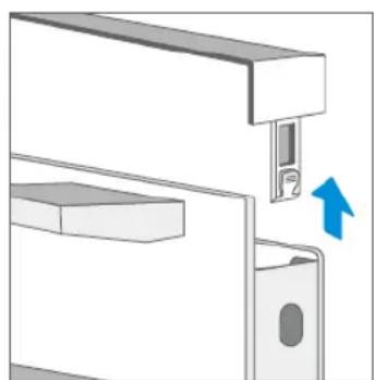 BLAUPUNKT 5B50P8590 - Entfernen Sie die Gerätetur wie oben beschrieben. - 2
