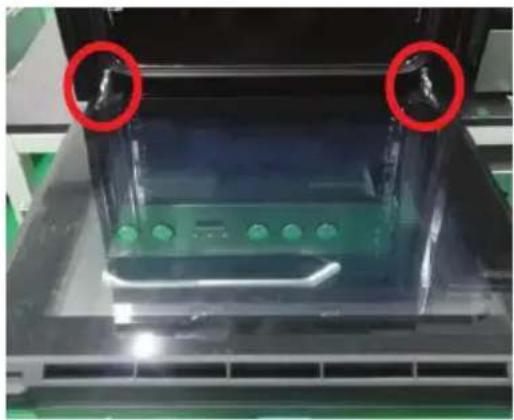 BLAUPUNKT 5B36P0250GB - Instrucciones para sustituir la cubierta del marco de la puerta y los soportes giratorios - 2