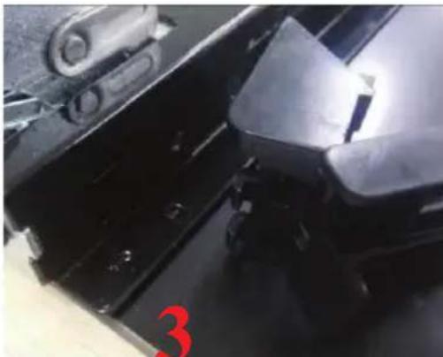 BLAUPUNKT 5B36P0250GB - Installation instruction of the door frame up cover and rotation bracket assembly - 20
