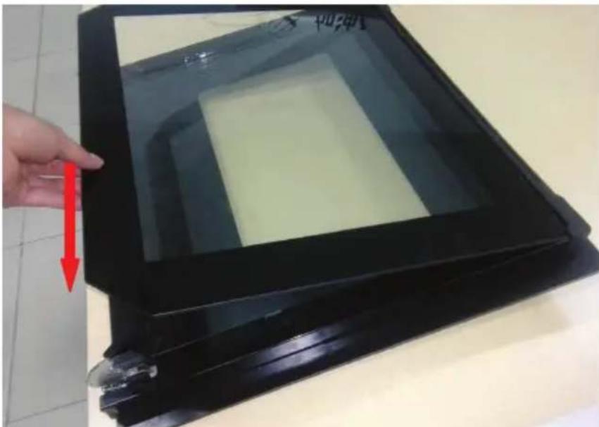 BLAUPUNKT 5B36P0250GB - Installation instruction of the door frame up cover and rotation bracket assembly - 29