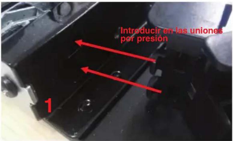 BLAUPUNKT 5B36P0250GB - Instrucciones para sustituir la cubierta del marco de la puerta y los soportes giratorios - 17