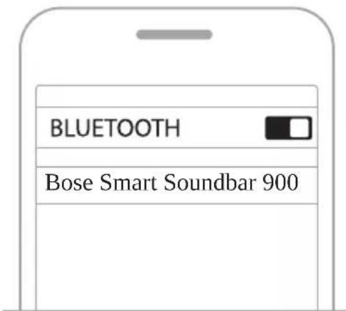 BOSE Smart Soundbar 900 - CONECTAR UM DISPOSITIVO MÓVEL - 2