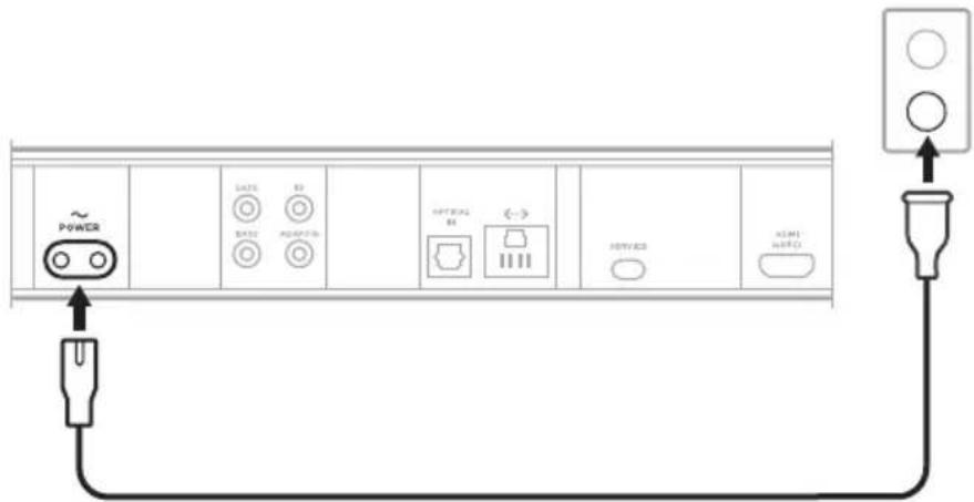 BOSE Smart Soundbar 900 - 사운드바 전원 연결 - 1