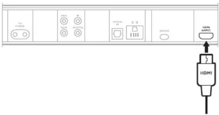 BOSE Smart Soundbar 900 - Alternativ 1 (foretrukket): HDMI eARC eller ARC - 1