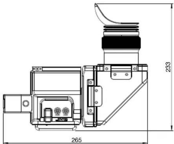 JVC VFE900G - Disegno del contorno dimensionale (Unità: mm) - 1
