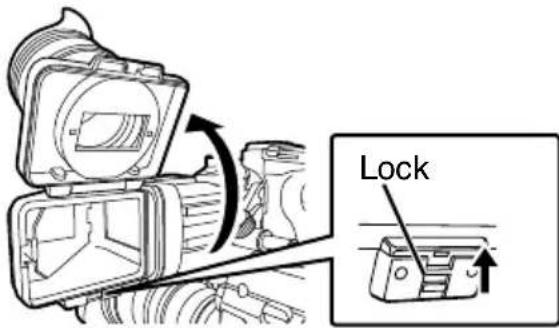 JVC VFE900G - Flipping up the Eyepiece - 1