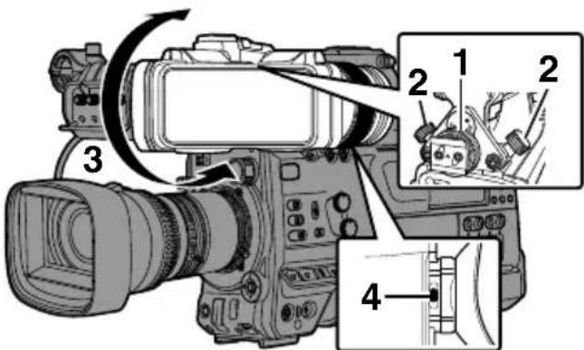 JVC VFE900G - Adjusting the Viewfinder - 1