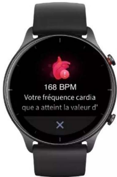 AMAZFIT GTR 2e - Alertes de fréquence cardiaque - 1