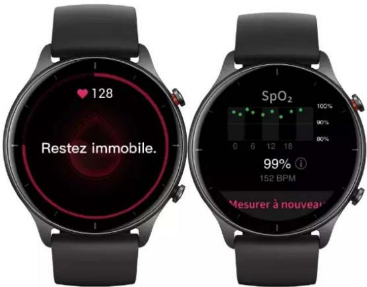 AMAZFIT GTR 2e - Précautions à prendre pour mesurer la SpO2 - 1