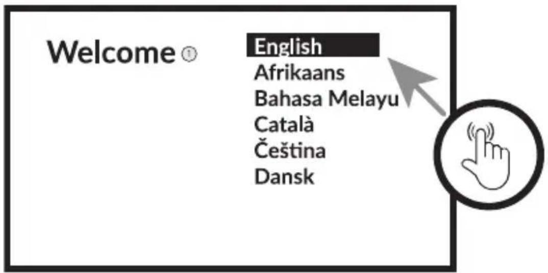Welcome ① English Afrikaans Bahasa Melayu Català Čeština Dansk