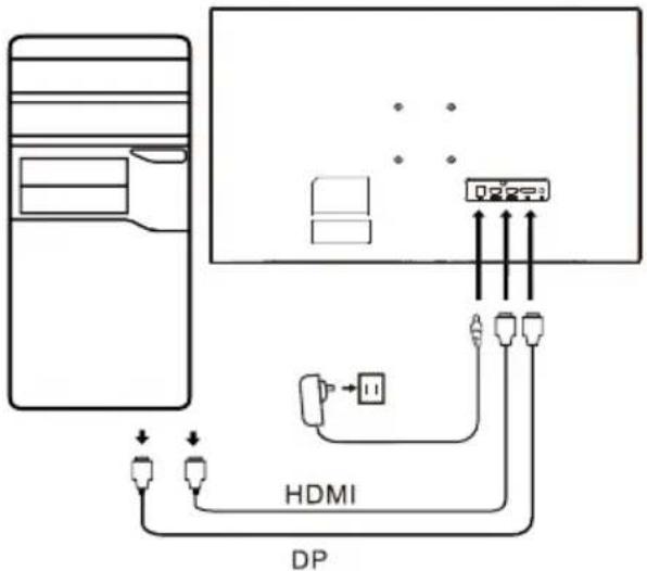 ACER ED270X - Controles externos - 2