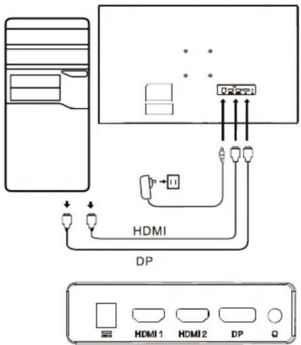 ACER ED270X - Harici kumanda düğmeleri - 2