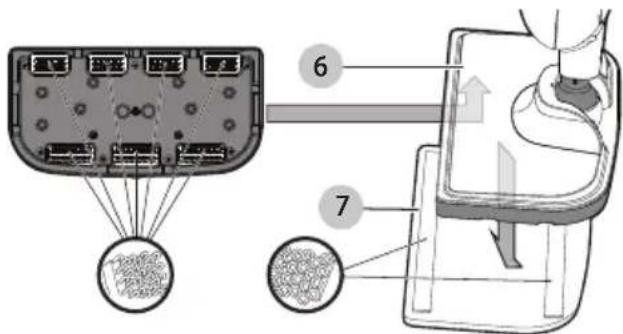 BLACK & DECKER HSM13E1 - Fixer un tampon nettoyeur - Fig. D - 1