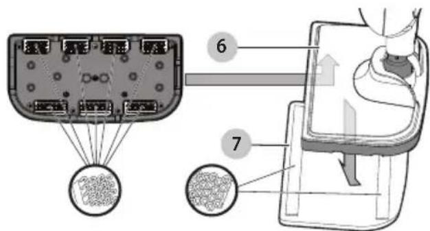 BLACK & DECKER HSM13E1 - Attaching a cleaning pad - Fig. D - 1