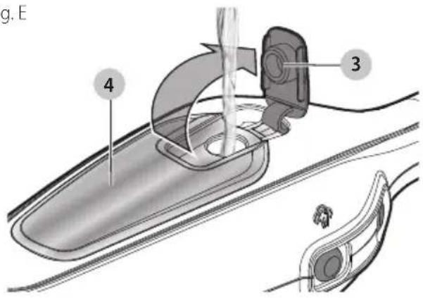 BLACK & DECKER HSM13E1 - Remplir le réservoir d'eau (Fig. E) - 2