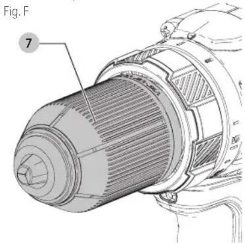 Craftsman CMCD700 - Mandrin auto-serrant (Fig. F) - 1