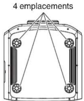 4 emplacements