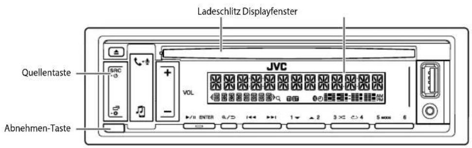 JVC KDR792BT - Frontblende furKD-R891BT - 1