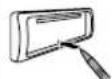 JVC KDT716BT - Placa frontal - 4