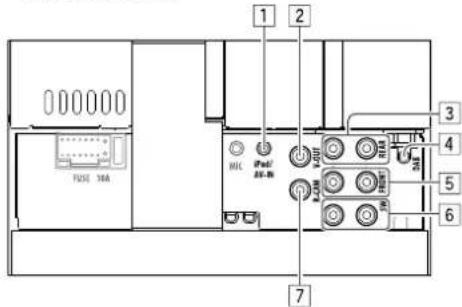 JVC KWV215DBT - □ Anschließen der externen Komponenten - 1