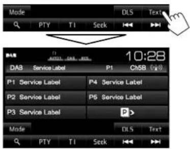 JVC KWV215DBT - □ Changement des informations sur l'affichage - 1