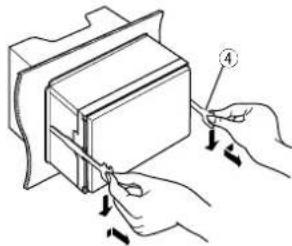 JVC KWV215DBT - Installation/Retrait de l'appareil - 4