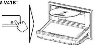 JVC KWV215DBT - ☐ Insertion d'un disque - 1