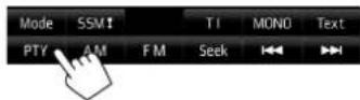 JVC KWV215DBT - ☐ Recherche d'un programme FM Radio Data System—Recherche PTY - 1