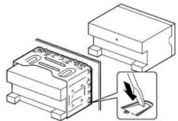 JVC KWV215DBT - Installation/Retrait de l'appareil - 1