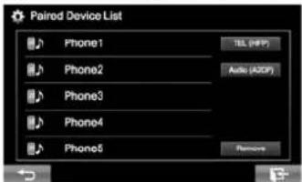 JVC KWV215DBT - Pairing für ein Bluetooth-Gerät mit einem PIN-Code (für Bluetooth 2.0) - 5