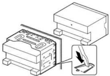 JVC KWV215DBT - Einbau der Einheit - 1
